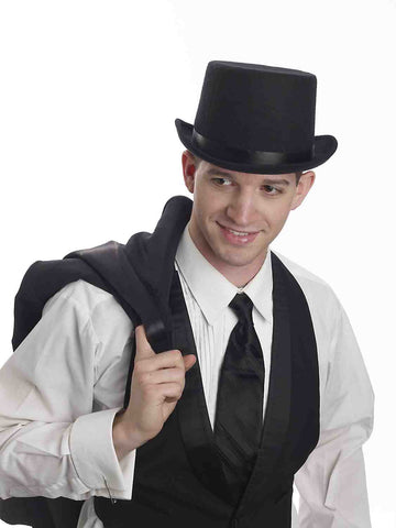 Costume Top Hats Deluxe Black Hat - Rubies Costumes & Accessories - HalloweenCostumes4U.com - Accessories
