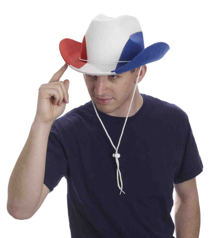 Patriotic American Cowboy Hat Adult - Rubies Costumes & Accessories - HalloweenCostumes4U.com - Accessories