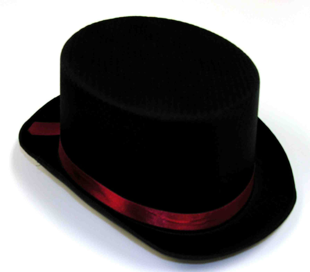 Top Hats Black Satin Top Hat - Rubies Costumes & Accessories - HalloweenCostumes4U.com - Accessories
