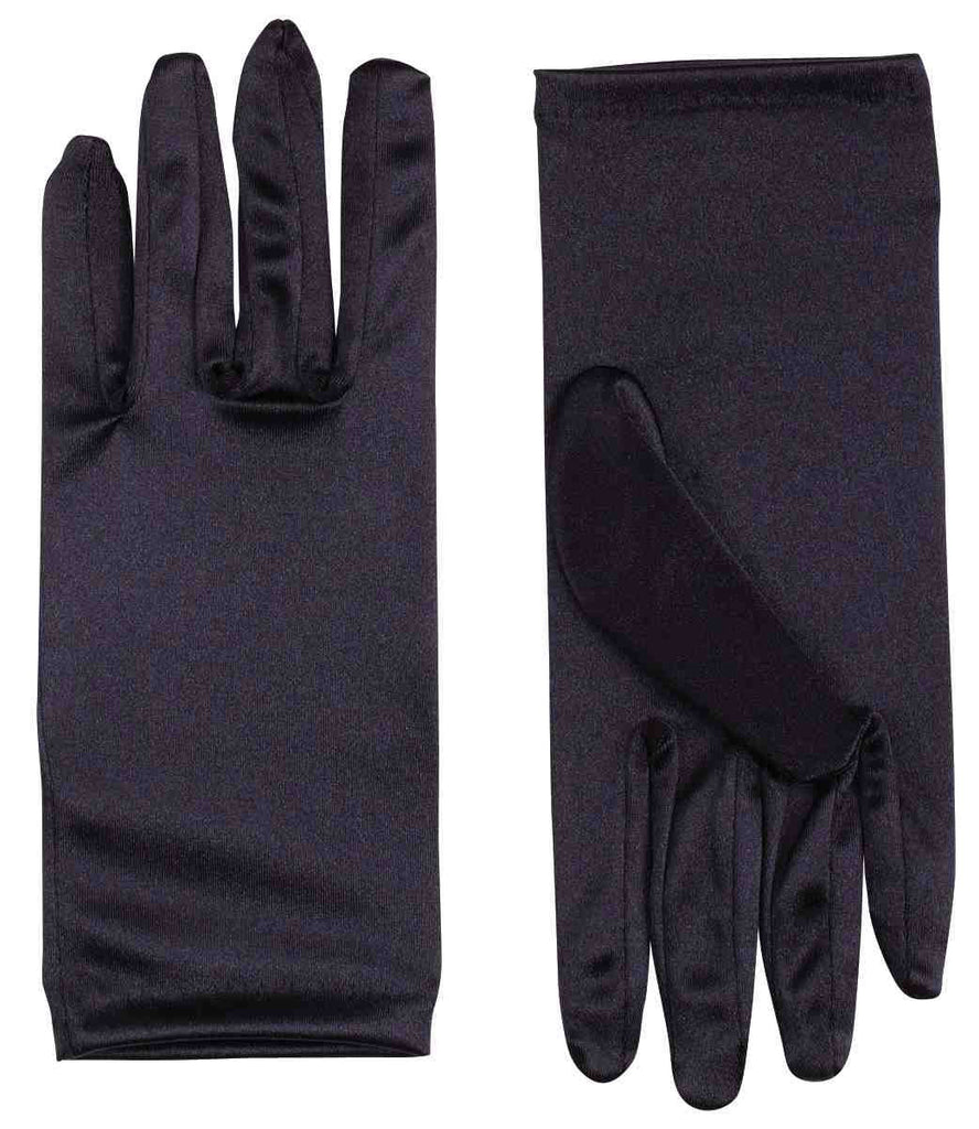 Satin Costume Gloves Black - Rubies Costumes & Accessories - HalloweenCostumes4U.com - Accessories