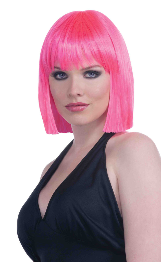 Neon Halloween Wig Pink Vibe Wig - Rubies Costumes & Accessories - HalloweenCostumes4U.com - Accessories