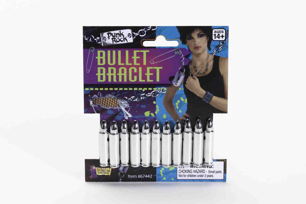 Punk Rock Costume Bullet Bracelet - Rubies Costumes & Accessories - HalloweenCostumes4U.com - Accessories