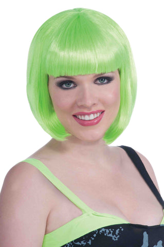 Neon Halloween Wig Green Vibe Wig - Rubies Costumes & Accessories - HalloweenCostumes4U.com - Accessories