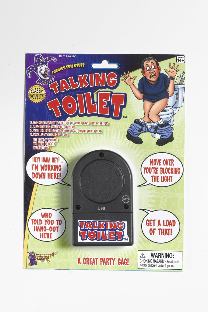 Gag Talking Toilet Device - Rubies Costumes & Accessories - HalloweenCostumes4U.com - Decorations