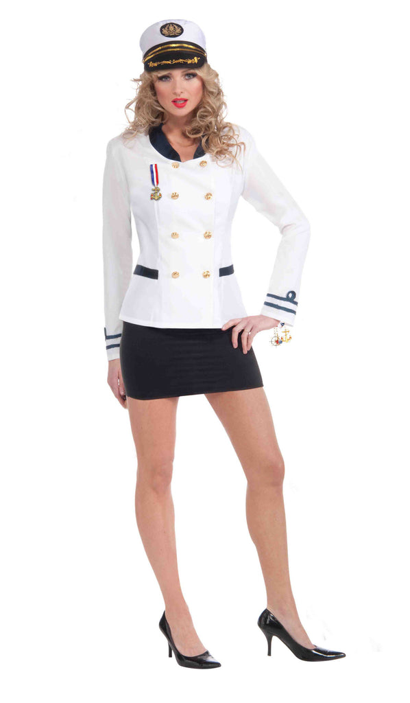 Women's Naval Officer Halloween Costume Jacket - Rubies Costumes & Accessories - HalloweenCostumes4U.com - Adult Costumes