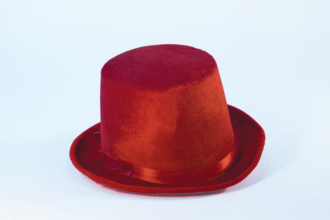 Felt Top Hat Red Costume Top Hat - HalloweenCostumes4U.com - Accessories
