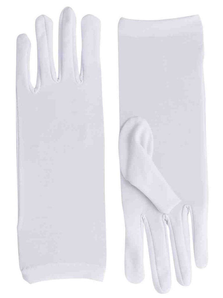 White Short Dress Gloves - Rubies Costumes & Accessories - HalloweenCostumes4U.com - Accessories