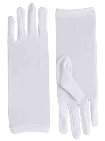 White Short Dress Gloves - Rubies Costumes & Accessories - HalloweenCostumes4U.com - Accessories