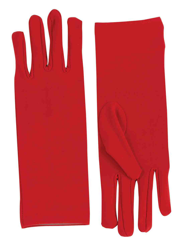 Red Short Dress Gloves - Rubies Costumes & Accessories - HalloweenCostumes4U.com - Accessories