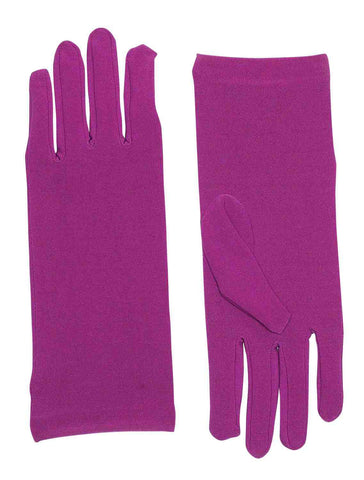 Purple Costume Gloves Short Dress Gloves - Rubies Costumes & Accessories - HalloweenCostumes4U.com - Accessories
