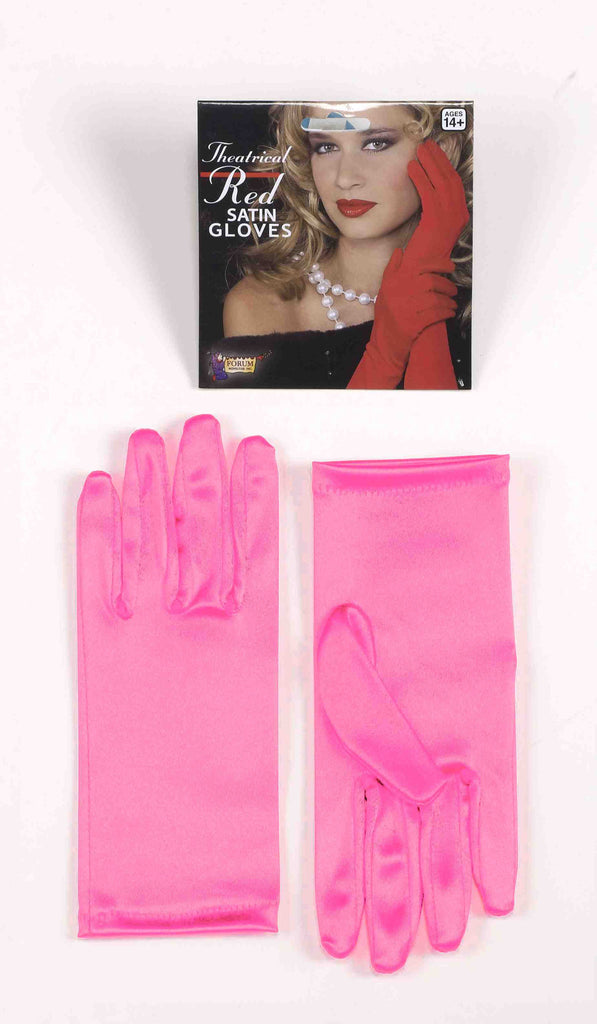 Pink Costume Short Dress Gloves - Rubies Costumes & Accessories - HalloweenCostumes4U.com - Accessories
