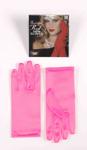 Pink Costume Short Dress Gloves - Rubies Costumes & Accessories - HalloweenCostumes4U.com - Accessories