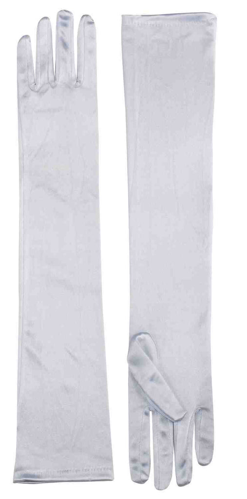 Long Satin Costume Gloves White - Rubies Costumes & Accessories - HalloweenCostumes4U.com - Accessories