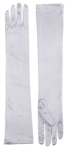Long Satin Costume Gloves White - Rubies Costumes & Accessories - HalloweenCostumes4U.com - Accessories