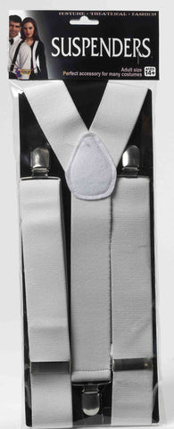 Suspenders-White - Rubies Costumes & Accessories - HalloweenCostumes4U.com - Accessories
