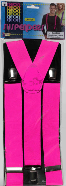 Neon Suspenders - Various Colors - HalloweenCostumes4U.com - Costume Props & Accessories