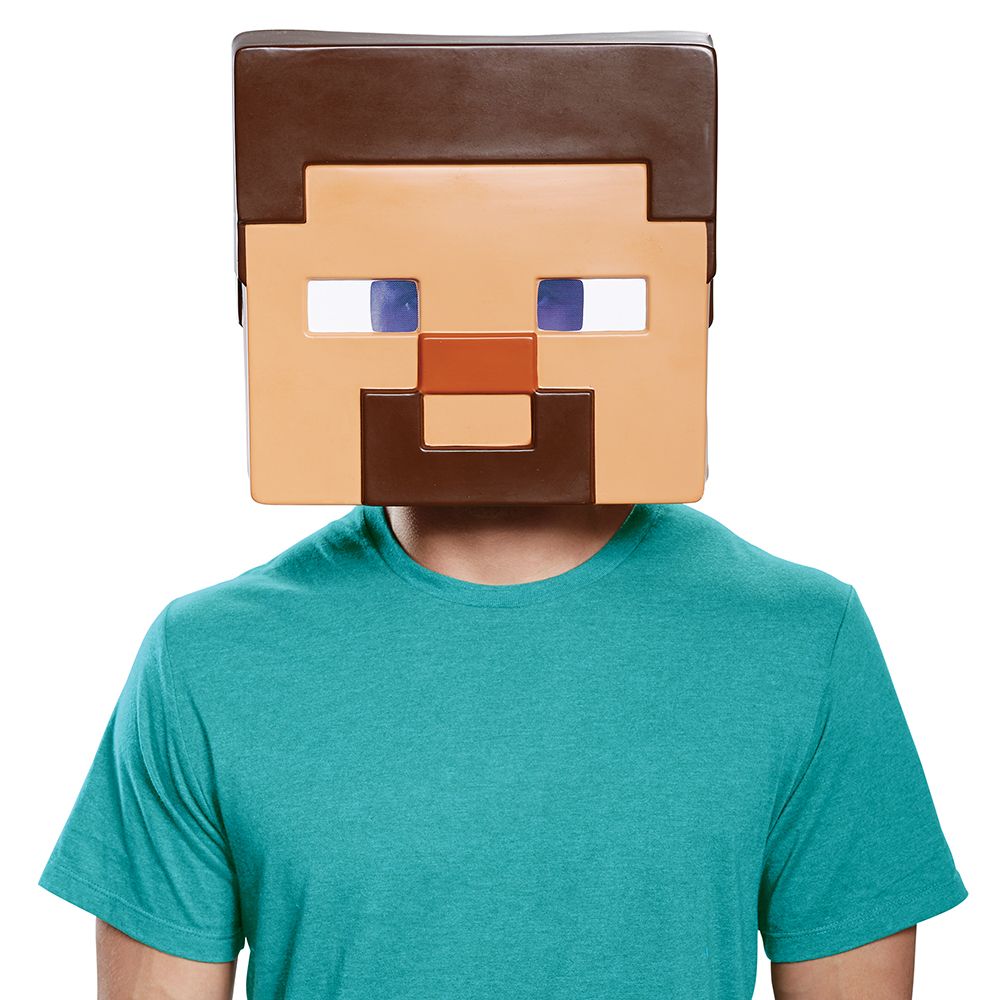 Adults/Teens Minecraft Steve Mask - Disguise Costumes & Accessories - HalloweenCostumes4U.com - Accessories