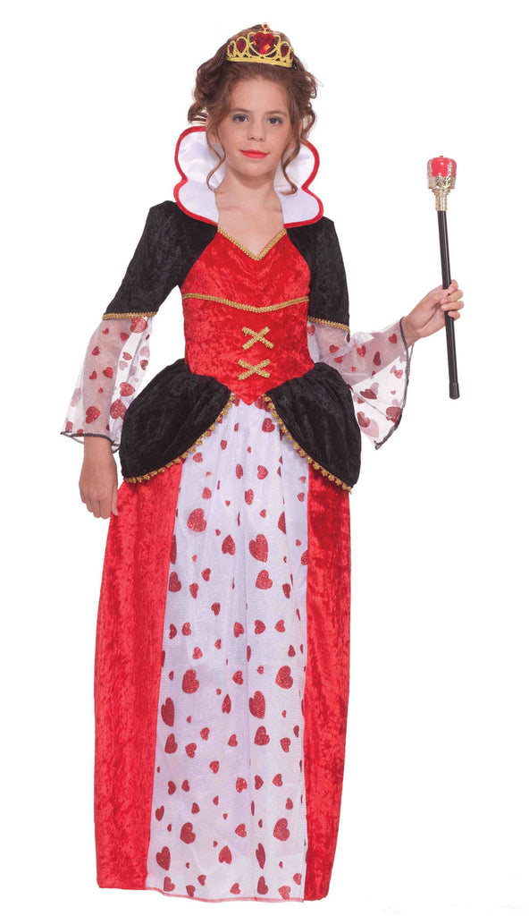 Queen of Hearts Designer Costume for Little Girls - Rubies Costumes & Accessories - HalloweenCostumes4U.com - Kids Costumes