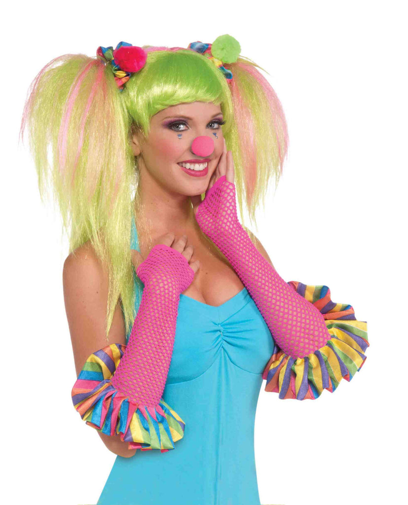 Lady Clown Fishnet Gloves - Rubies Costumes & Accessories - HalloweenCostumes4U.com - Accessories