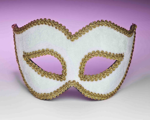 Venetian Mask White - Rubies Costumes & Accessories - HalloweenCostumes4U.com - Accessories