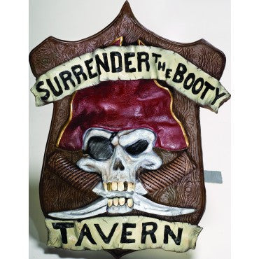 Pirate Tavern Wall Plaque - Rubies Costumes & Accessories - HalloweenCostumes4U.com - Decorations