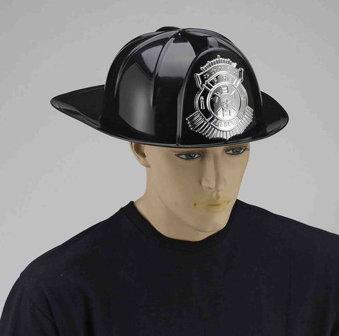 Deluxe Fireman Helmets Black Adult - Rubies Costumes & Accessories - HalloweenCostumes4U.com - Accessories