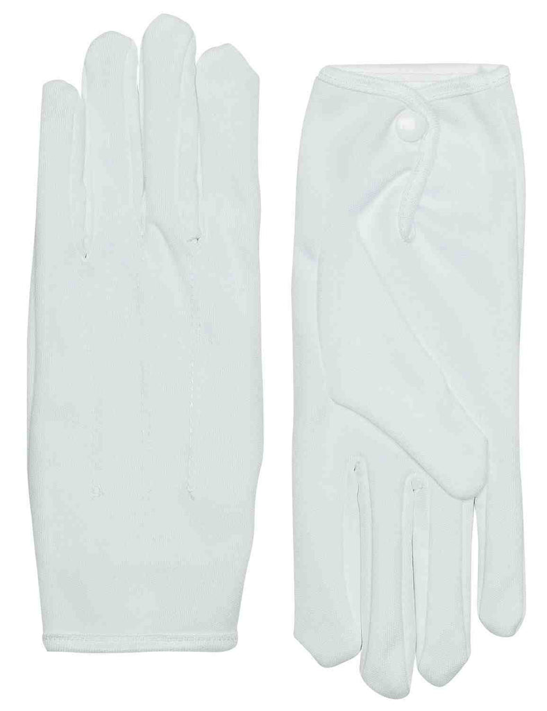 Parade Gloves Short White - Rubies Costumes & Accessories - HalloweenCostumes4U.com - Accessories