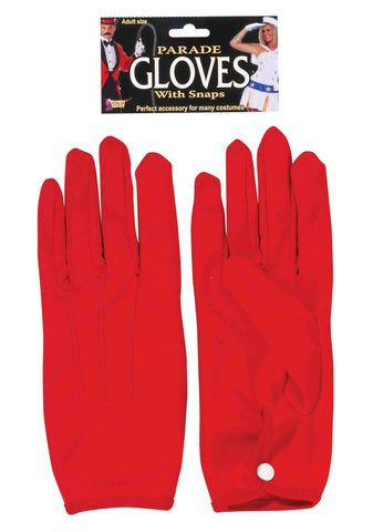 Parade Costume Gloves Short Red - Rubies Costumes & Accessories - HalloweenCostumes4U.com - Accessories