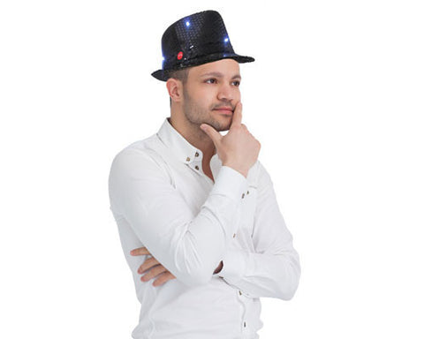 LED Lighted Fedora Hat - Various Colors - Dress Up America Costumes & Accessories - HalloweenCostumes4U.com - Accessories