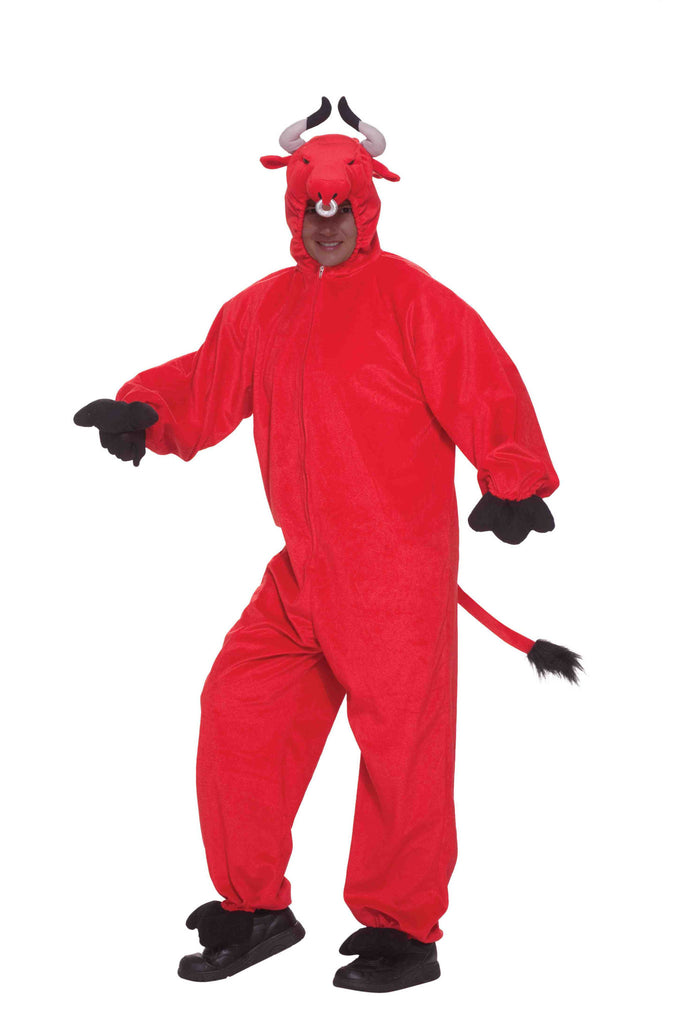 Red Bull Costume Adult Plush Deluxe - Rubies Costumes & Accessories - HalloweenCostumes4U.com - Adult Costumes