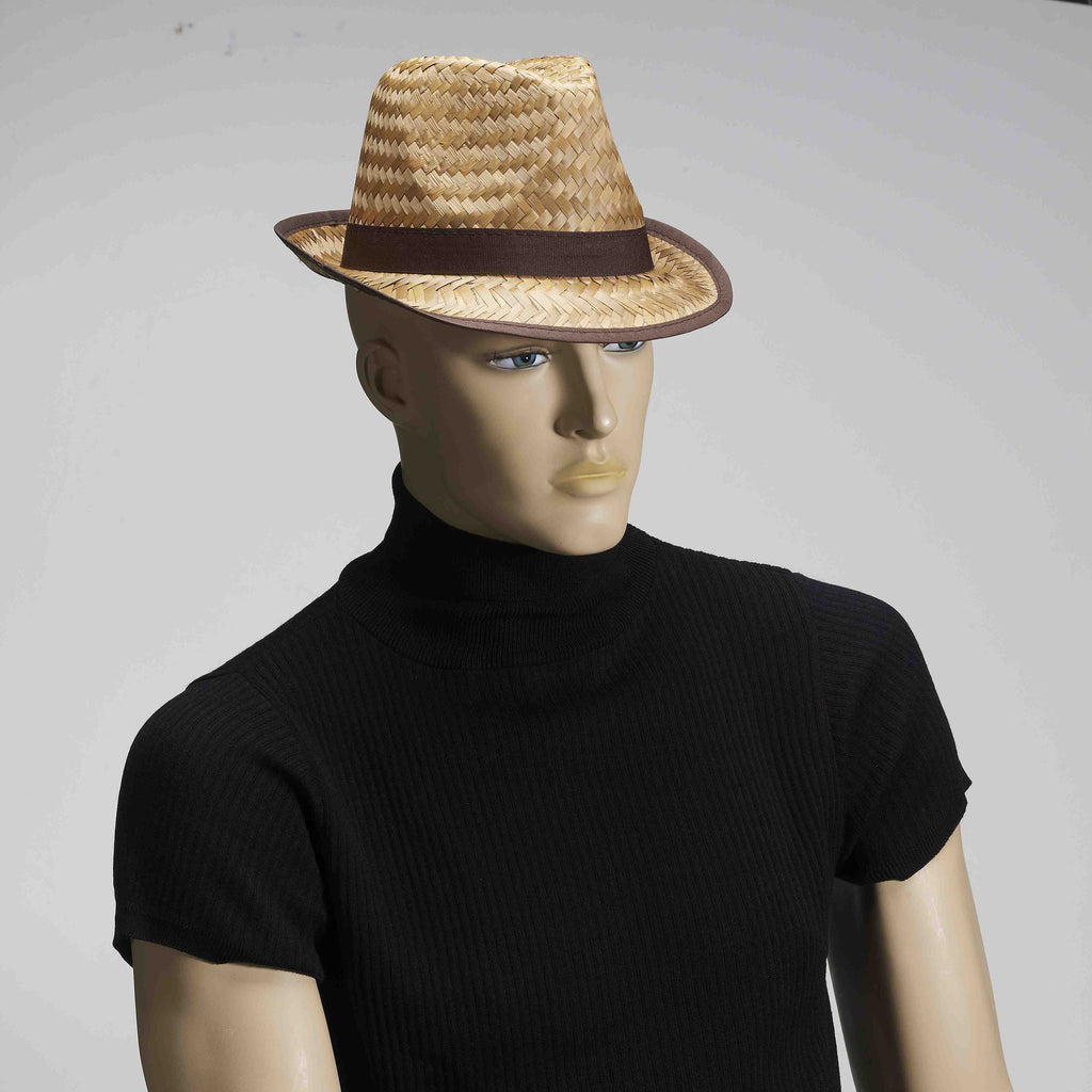 Straw Fedora Hat - Rubies Costumes & Accessories - HalloweenCostumes4U.com - Accessories