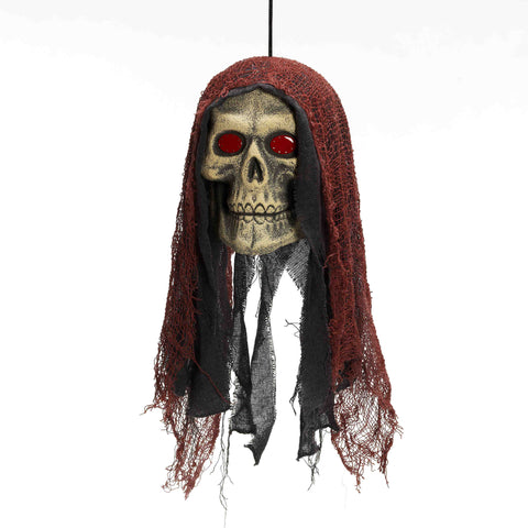 Hanging Skull with Blinking Eyes - Rubies Costumes & Accessories - HalloweenCostumes4U.com - Decorations