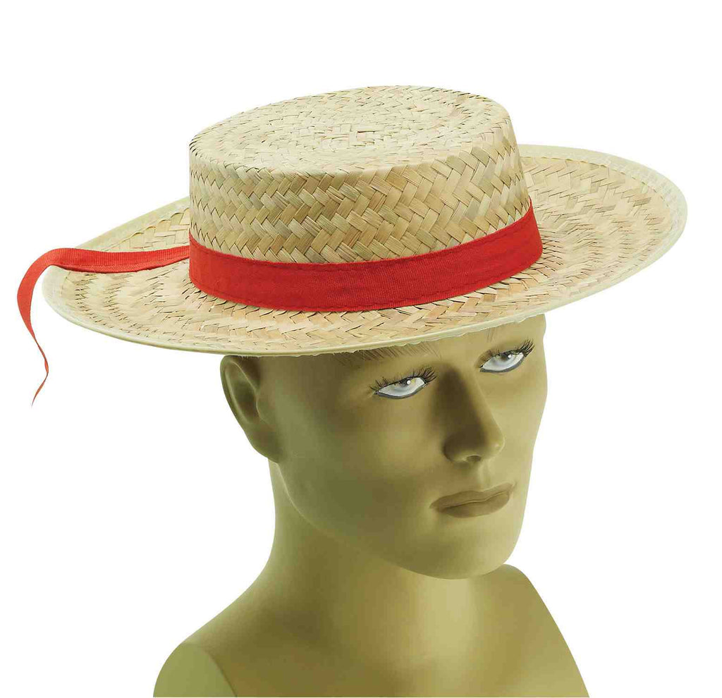 Venetian Gondolier's Hat Straw - Rubies Costumes & Accessories - HalloweenCostumes4U.com - Accessories