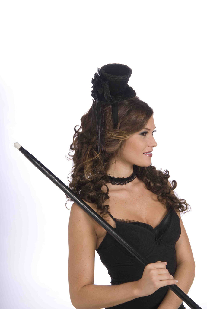 Mini Hats Black Victorian Top Hat - Rubies Costumes & Accessories - HalloweenCostumes4U.com - Accessories