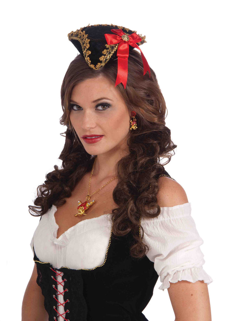Mini Pirate Beauty Costume Hat - Rubies Costumes & Accessories - HalloweenCostumes4U.com - Accessories
