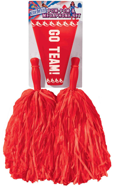 Cheerleader Pom Poms and Megaphone - Various Colors - Rubies Costumes & Accessories - HalloweenCostumes4U.com - Accessories