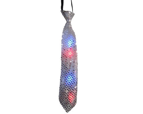 Tie with Flashing Lights - Various Colors - Dress Up America Costumes & Accessories - HalloweenCostumes4U.com - Accessories