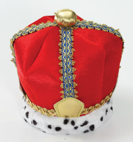 King's Crown Red Velvet Crown Headpiece - Rubies Costumes & Accessories - HalloweenCostumes4U.com - Accessories