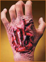 Reel F/X Torn Up Hand Prosthetic - Rubies Costumes & Accessories - HalloweenCostumes4U.com - Accessories