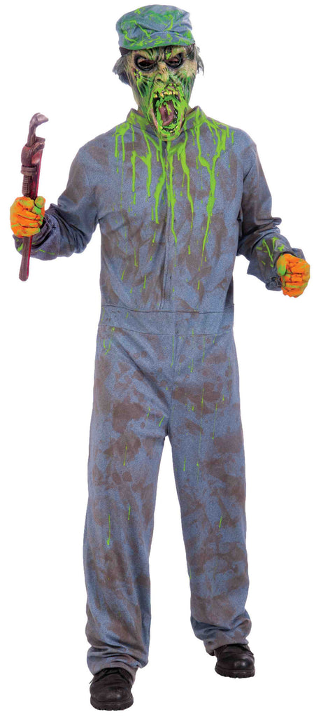 Mens Zombie Janitor Costume - Rubies Costumes & Accessories - HalloweenCostumes4U.com - Adult Costumes