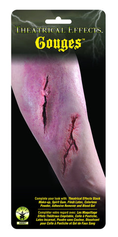 Theatrical Effects Gouges Injury - Rubies Costumes & Accessories - HalloweenCostumes4U.com - Accessories