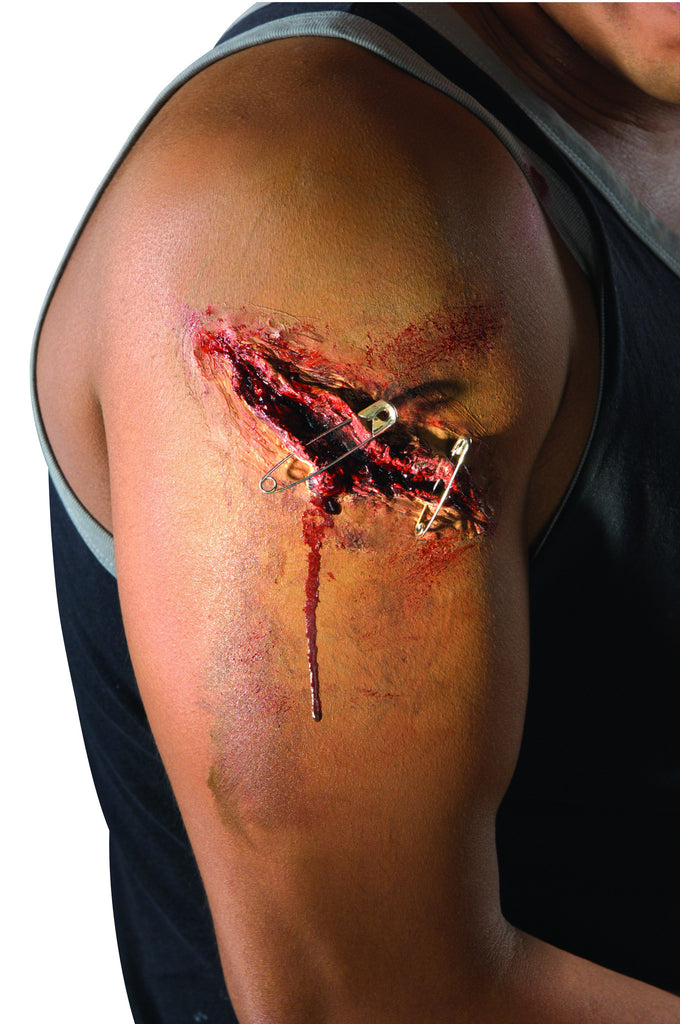 Theatrical Effects Unsafetly Pinned Gash - Rubies Costumes & Accessories - HalloweenCostumes4U.com - Accessories