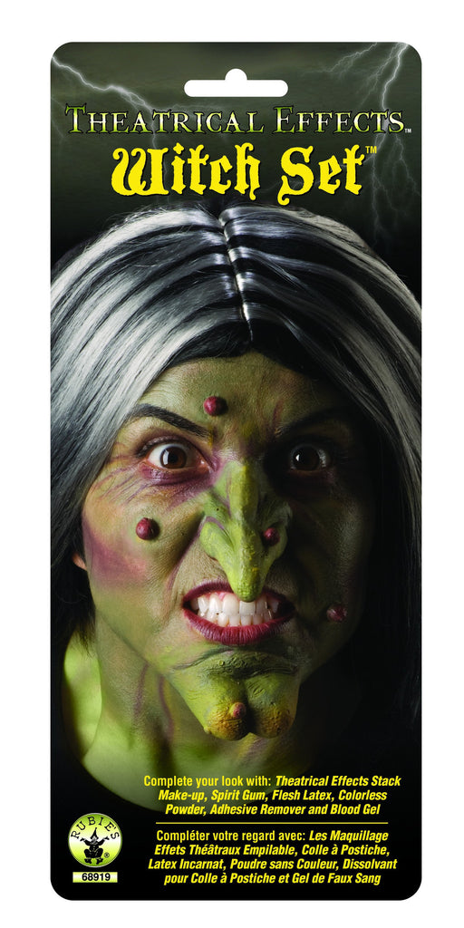 Theatrical Effects Witch Nose and Chin Kit - Rubies Costumes & Accessories - HalloweenCostumes4U.com - Accessories