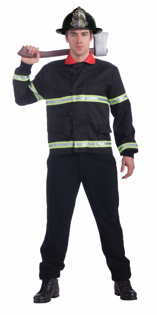 Mens Fireman Coat - Rubies Costumes & Accessories - HalloweenCostumes4U.com - Adult Costumes