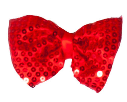 Sequined Bow Tie - Various Colors - HalloweenCostumes4U.com - Costume Props & Accessories