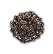 Steam.Copper Propel/Gears Ring - Rubies Costumes & Accessories - HalloweenCostumes4U.com - Accessories