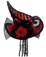 Mini Tea Cup Hat Red/Black - Rubies Costumes & Accessories - HalloweenCostumes4U.com - Accessories