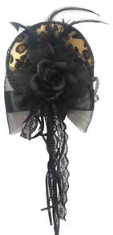 Mini Leopard Flat Hat - Rubies Costumes & Accessories - HalloweenCostumes4U.com - Accessories
