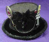 Mini Steampunk Top Hat with Gears - Rubies Costumes & Accessories - HalloweenCostumes4U.com - Accessories
