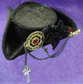Mini Steampunk Pirate Hat - Rubies Costumes & Accessories - HalloweenCostumes4U.com - Accessories